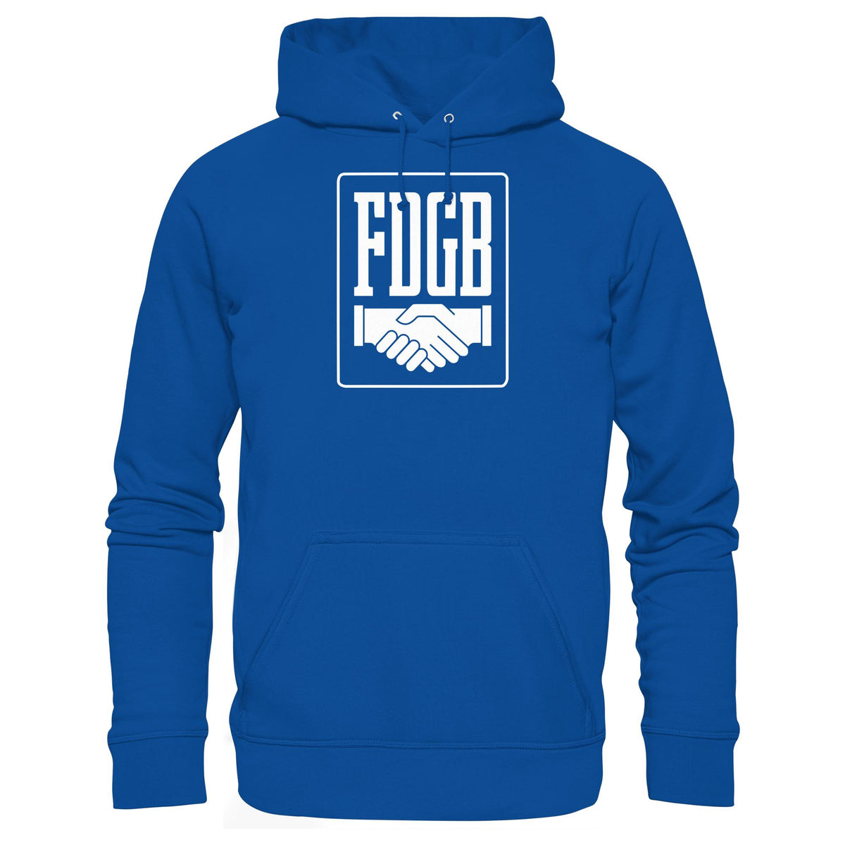 DDR Ostalgie Kapuze / Hoodie Unisex • FDGB - WEISS