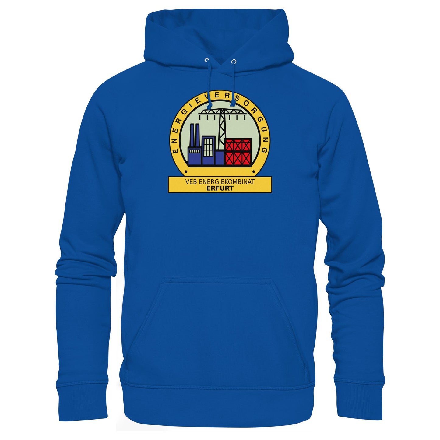 DDR Ostalgie Kapuze / Hoodie Unisex • VEB ENERGIEKOMBINAT ERFURT