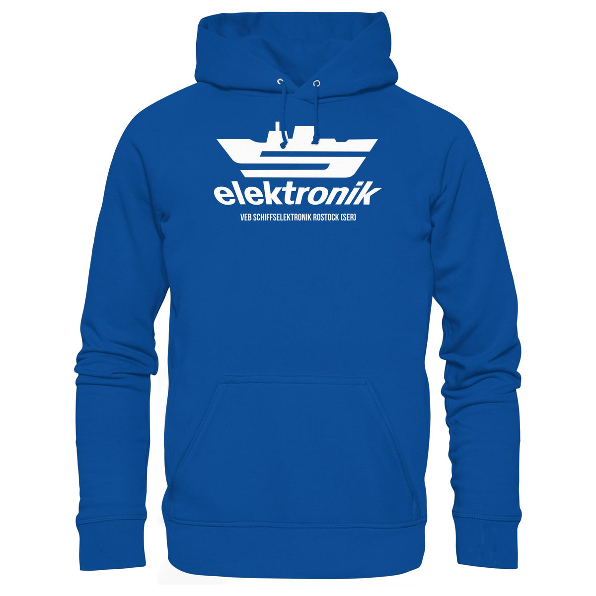 DDR Ostalgie Kapuze / Hoodie Unisex • VEB SCHIFFSELEKTRONIK ROSTOCK