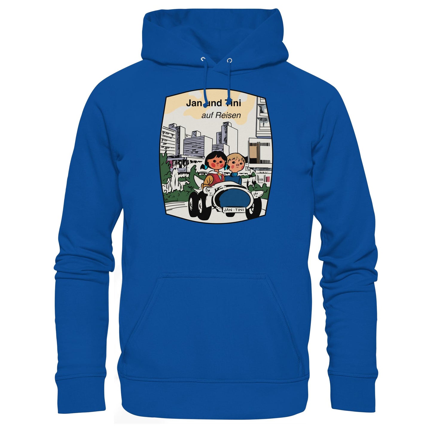 DDR Ostalgie Kapuze / Hoodie Unisex • JAN UND TINI AUF REISEN (ORIGINAL QUARTETT)