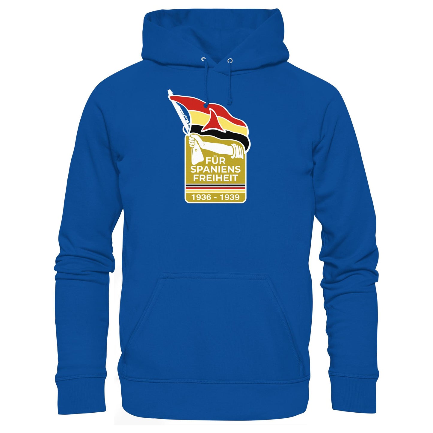 DDR Ostalgie Kapuze / Hoodie Unisex • FÜR SPANIENS FREIHEIT - ABZEICHEN SPANIENKÄMPFER