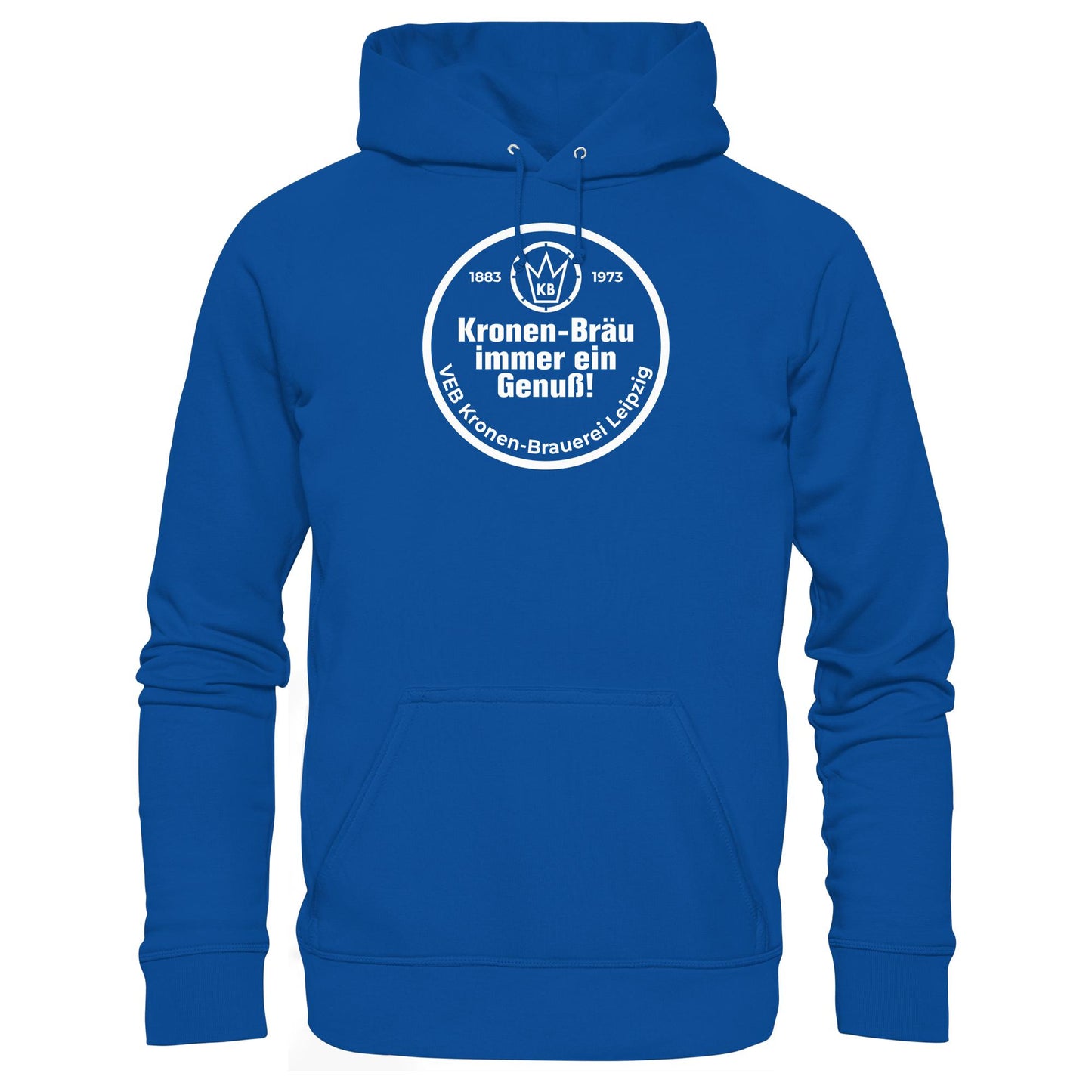 DDR Ostalgie Kapuze / Hoodie Unisex • VEB KRONEN-BRAUEREI BIER LEIPZIG