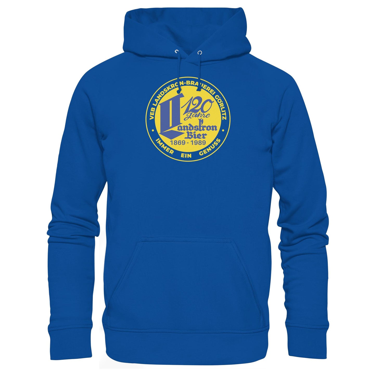 DDR Ostalgie Kapuze / Hoodie Unisex • VEB LANDSKRON-BRAUEREI BIERE GÖRLITZ