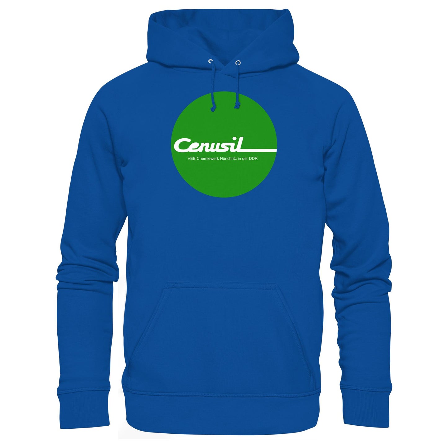 DDR Ostalgie Kapuze / Hoodie Unisex • CENUSIL - VEB CHEMIE NÜNCHRITZ