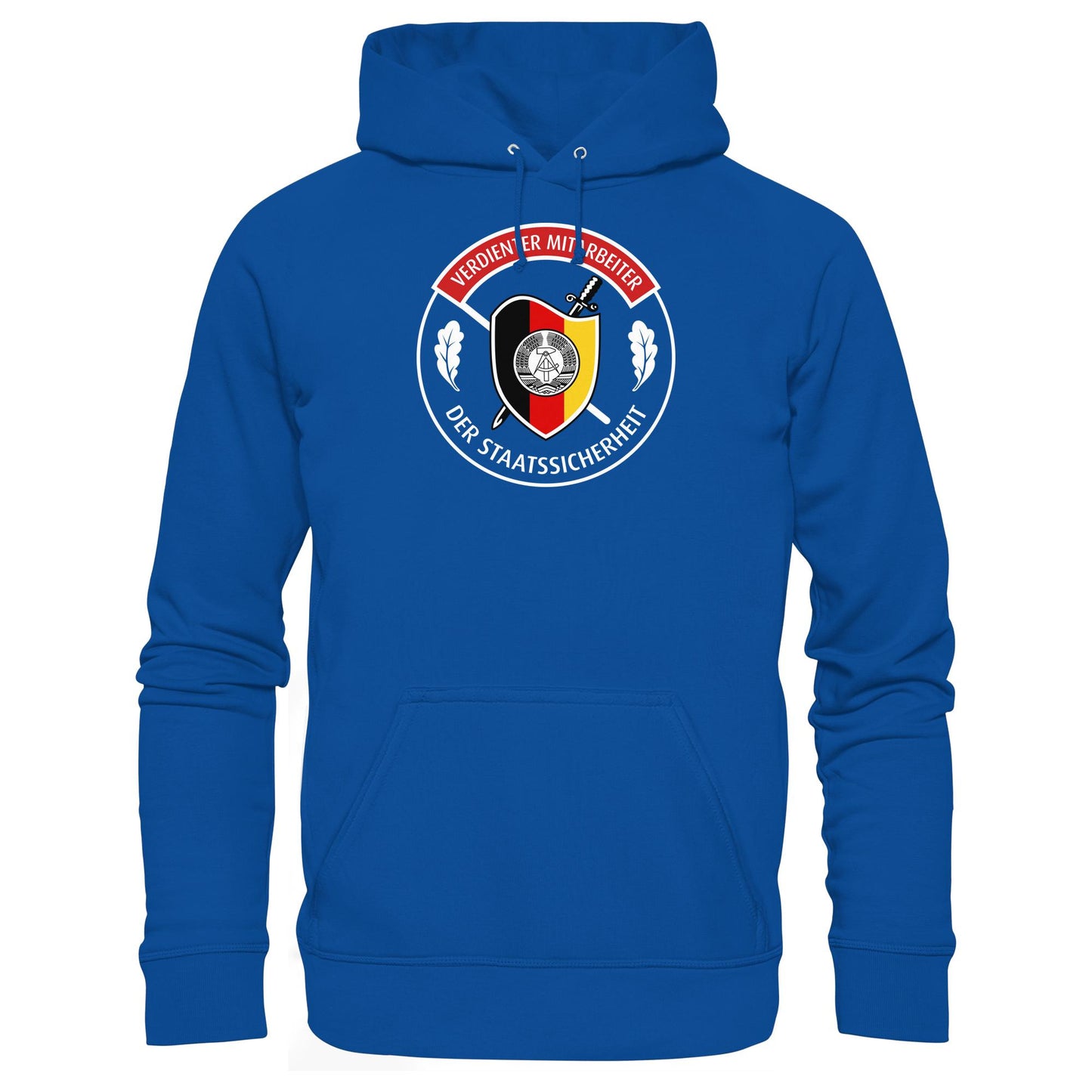 DDR Ostalgie Kapuze / Hoodie Unisex • VERDIENTER MITARBEITER DER STAATSSICHERHEIT (ORIGINAL ORDEN)