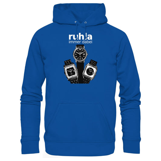 DDR Ostalgie Kapuze / Hoodie Unisex • VEB UHRENWERT RUHLA (ORIGINAL PLAKAT)