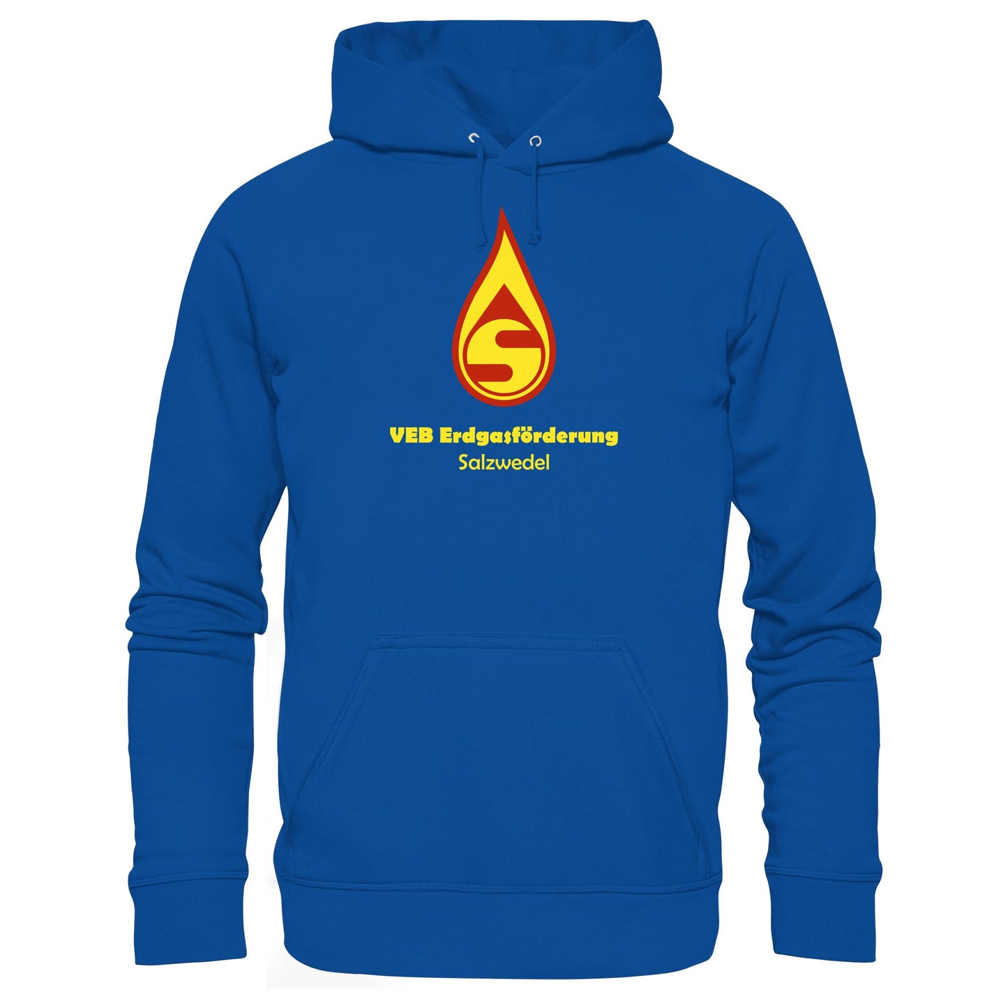 DDR Ostalgie Kapuze / Hoodie Unisex • VEB ERDGASFÖRDERUNG SALZWEDEL