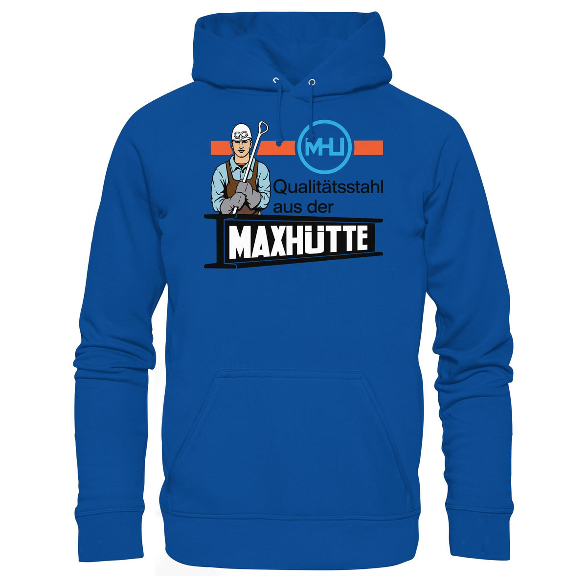 DDR Ostalgie Kapuze / Hoodie Unisex • QUALITÄTSTAHL MAXHÜTTE