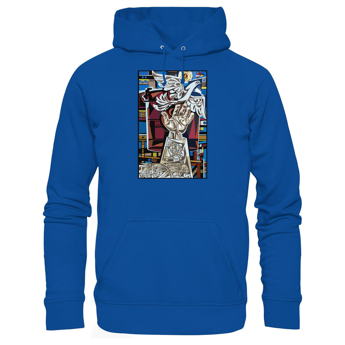 DDR Ostalgie Kapuze / Hoodie Unisex • WALTER WOMACKA - MOSAIK MAGISTRALE EISENHÜTTENSTADT (1965)