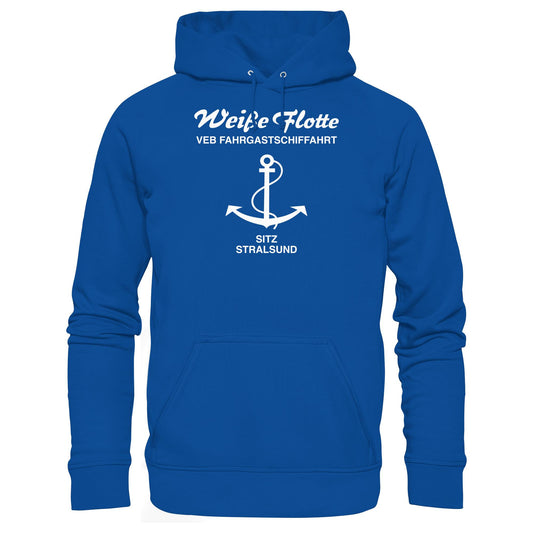 DDR Ostalgie Kapuze / Hoodie Unisex • VEB FAHRGASTSCHIFFAHRT, STRALSUND