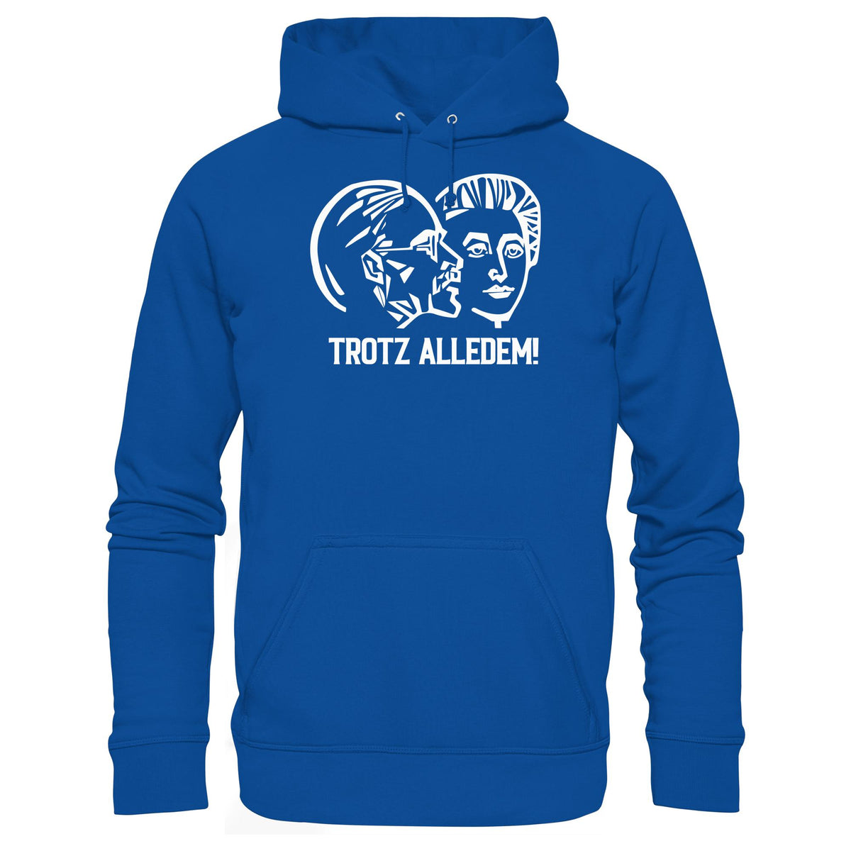 DDR Ostalgie Kapuze / Hoodie Unisex • WALTER WOMACKA - TROTZ ALLEDEM (STAATSRATSGEBÄUDE, Aus der Geschichte der Deutschen Arbeiterbewegung, 1964)