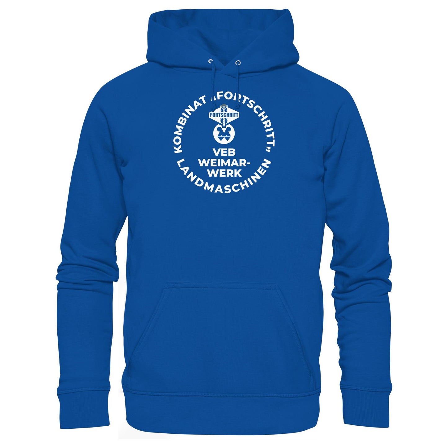DDR Ostalgie Kapuze / Hoodie Unisex • VEB KOMBINAT FORTSCHRITT WEIMAR LANDMASCHINEN