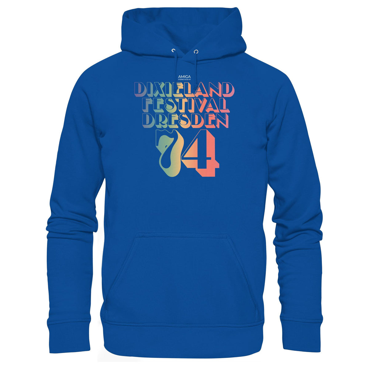 DDR Ostalgie Kapuze / Hoodie Unisex • DIXIELAND FESTIVAL DRESDEN 1974 (ORIGINAL-PLATTE)