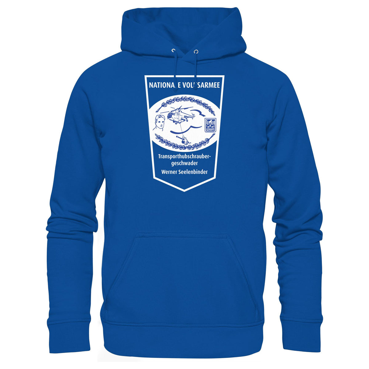 DDR Ostalgie Kapuze / Hoodie Unisex • NVA - TRANSPORTHUBSCHRAUBERGESCHWADER WERNER SEELENBINDER