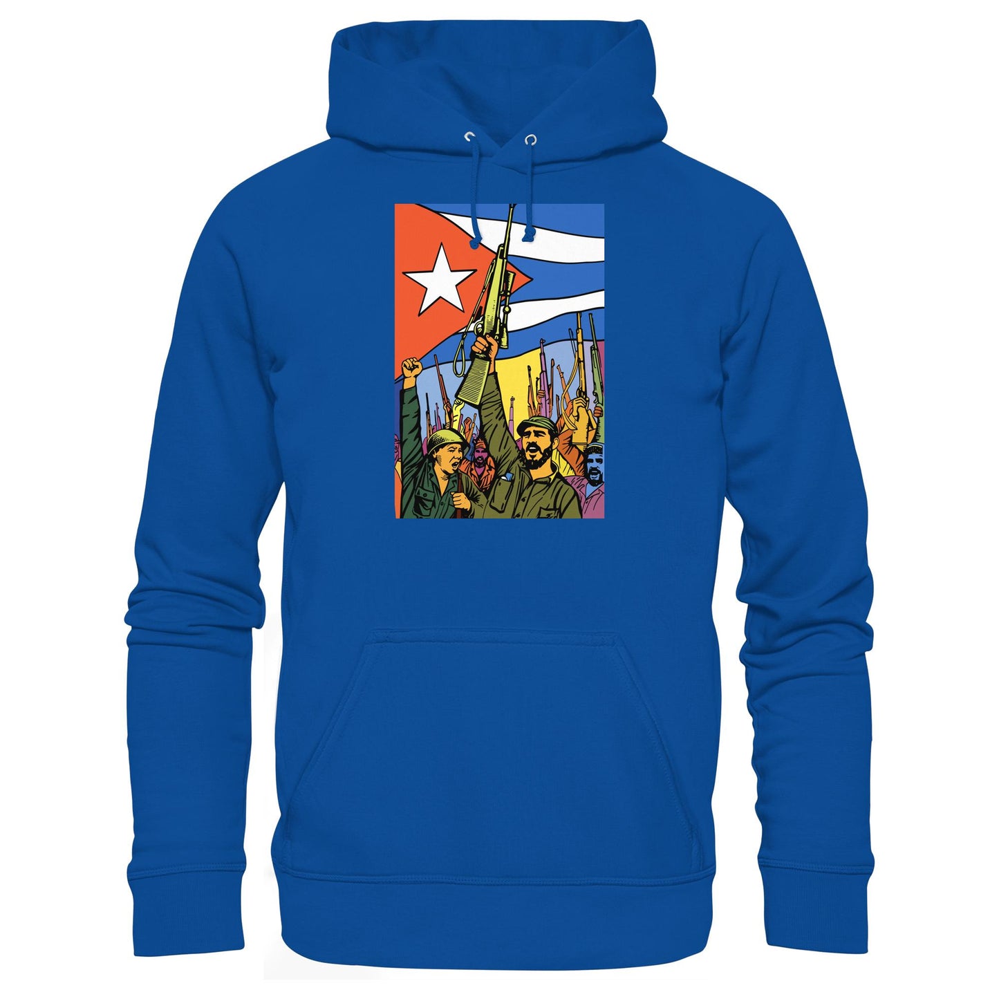 DDR Ostalgie Kapuze / Hoodie Unisex • KUBANISCHE REVOLUTION (ORIGINAL POSTER)