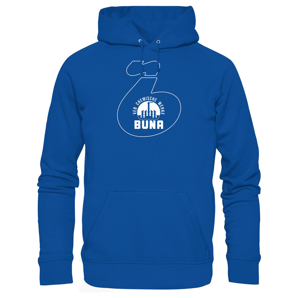 DDR Ostalgie Kapuze / Hoodie Unisex • CHEMISCHE WERKE BUNA