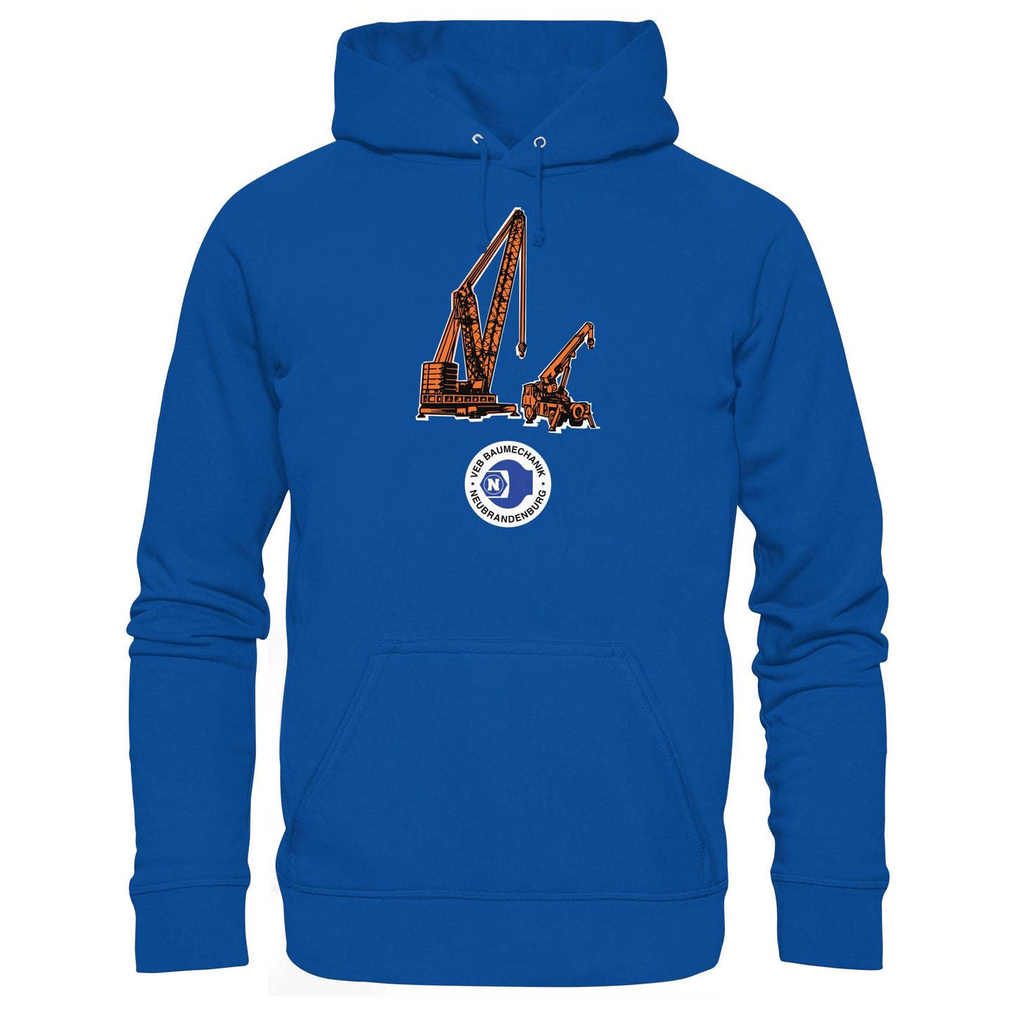 DDR Ostalgie Kapuze / Hoodie Unisex • VEB BAUMECHANIK NEUBRANDENBURG