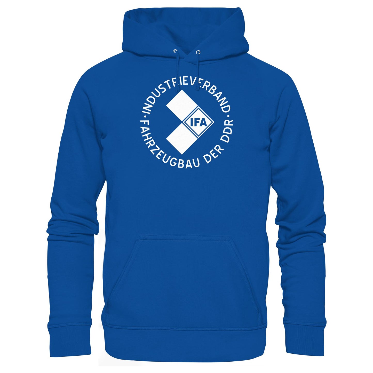 DDR Ostalgie Kapuze / Hoodie Unisex • IFA INDUSTRIEVERBAND FAHRZEUGBAU ( LOGO 1970er) - dunkel