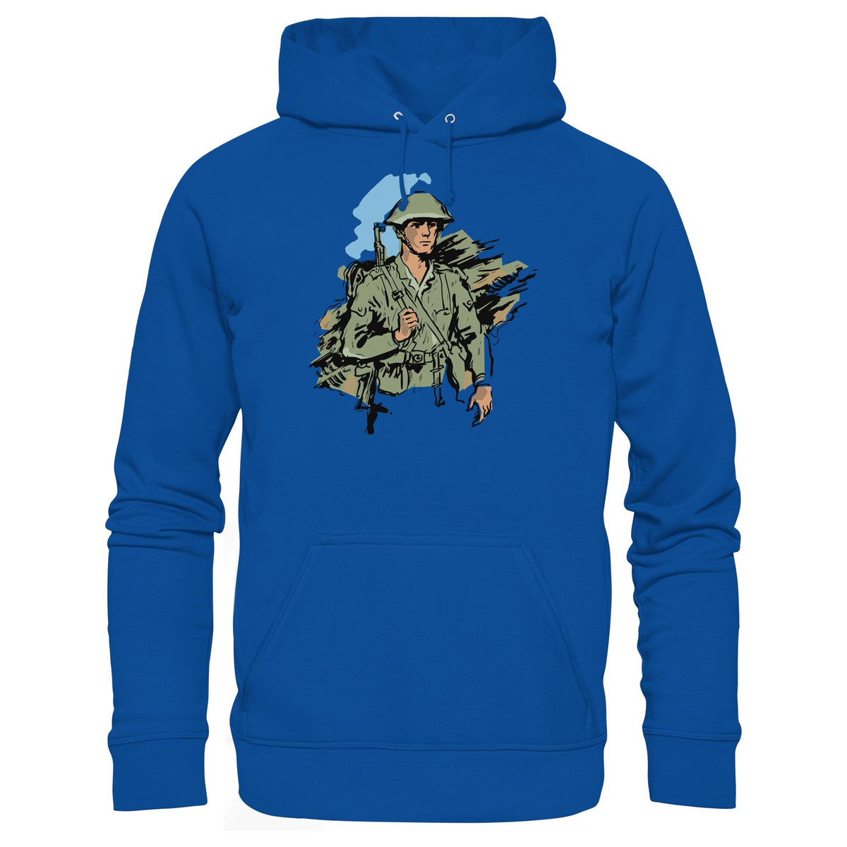 DDR Ostalgie Kapuze / Hoodie Unisex • NVA-SOLDAT (ORIGINAL-ILLUSTRATION)