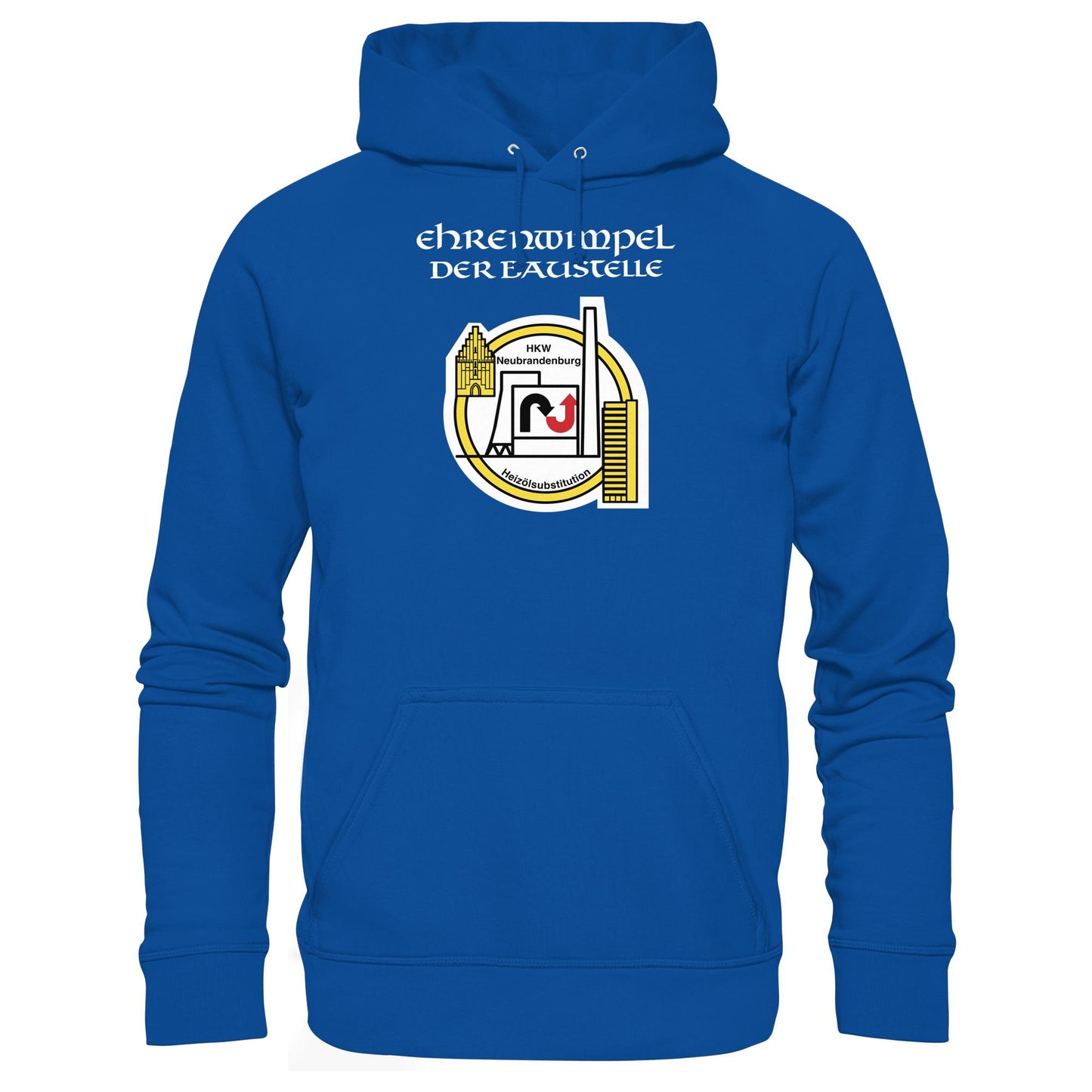 DDR Ostalgie Kapuze / Hoodie Unisex • EHRENWIMPEL HKW NEUBRANDENBURG
