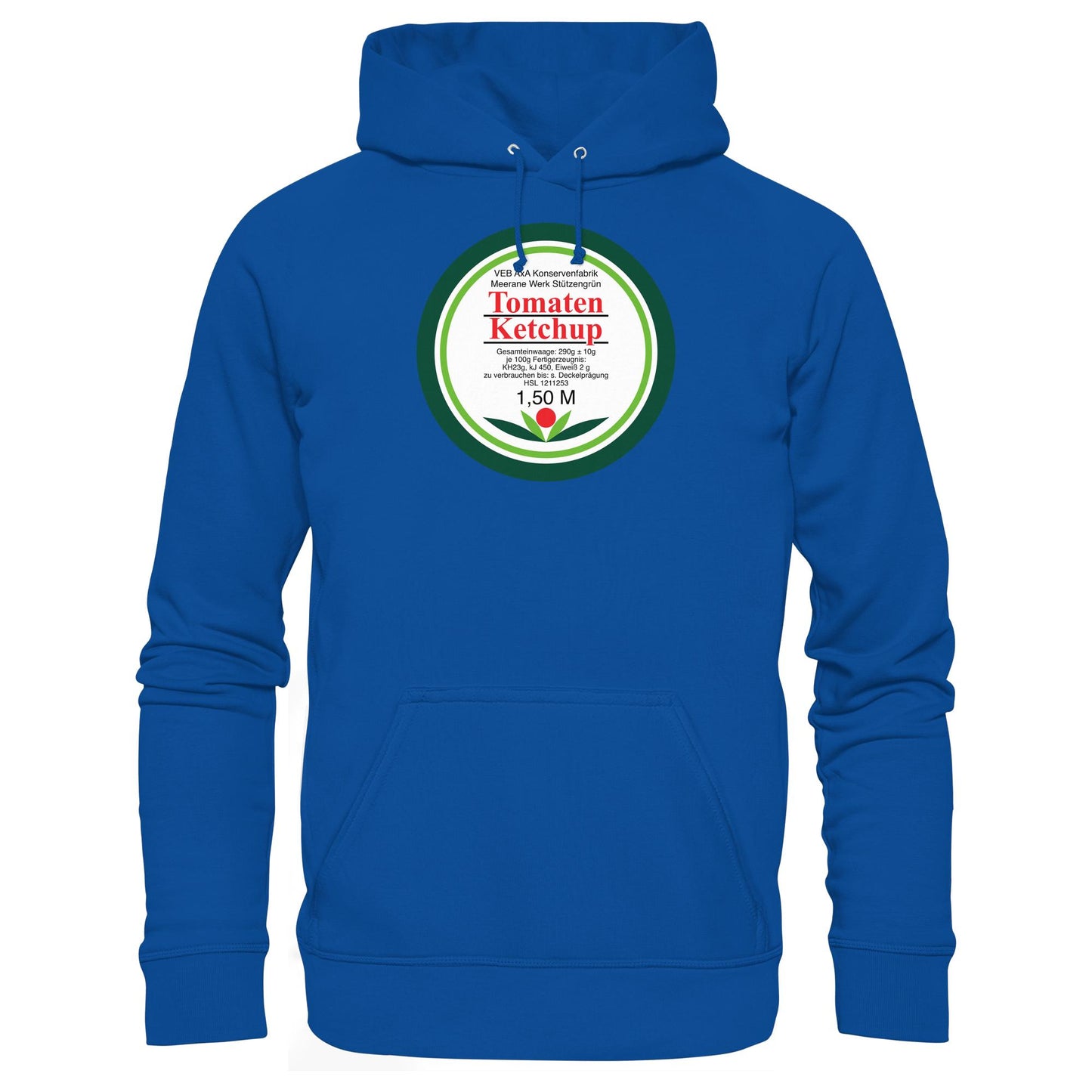 DDR Ostalgie Kapuze / Hoodie Unisex • VEB AXA KONSERVEN MEERANE - TOMATEN-KETCHUP