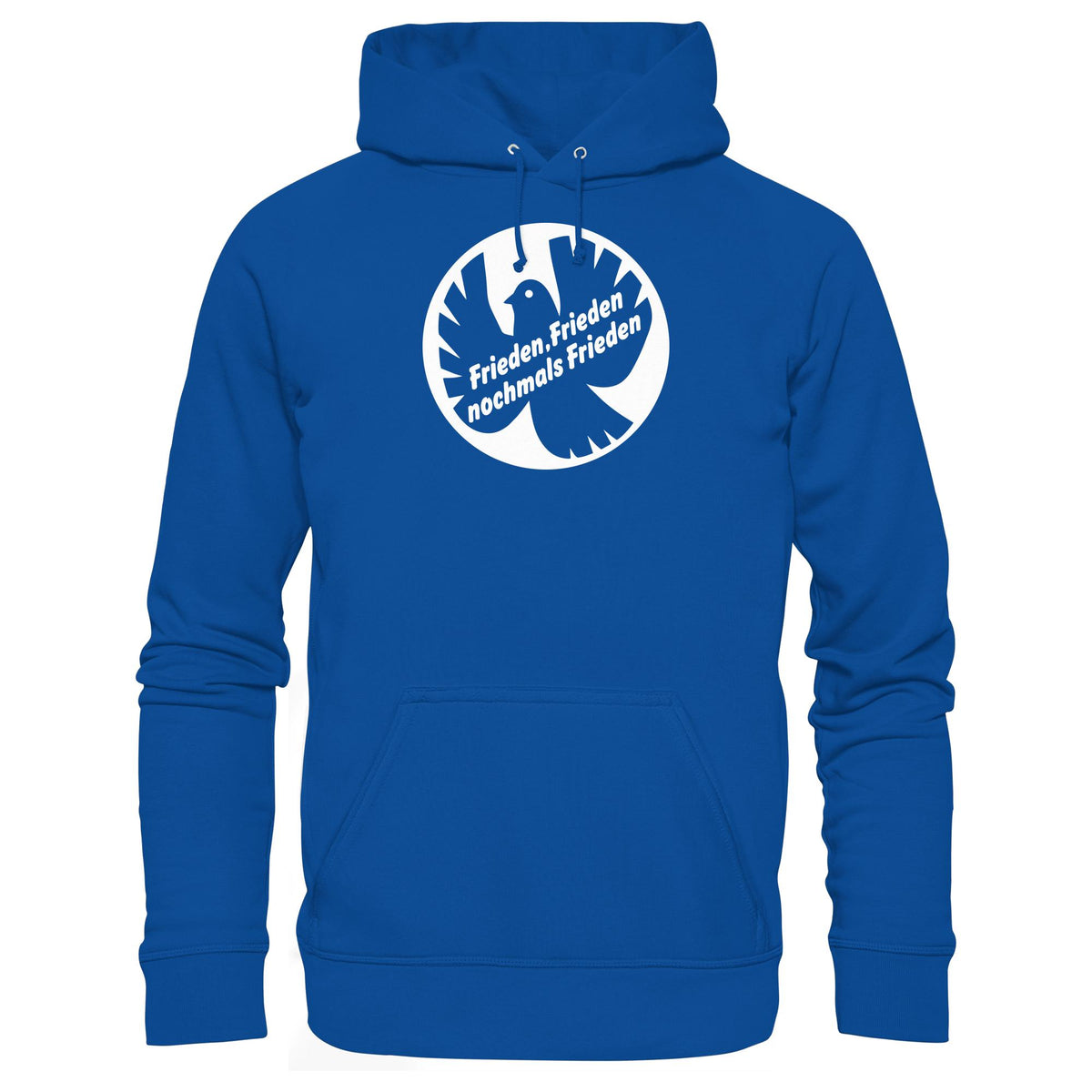 DDR Ostalgie Kapuze / Hoodie Unisex • FRIEDEN, FRIEDEN NOCHMALS FRIEDEN (ORIGINAL BANNER)