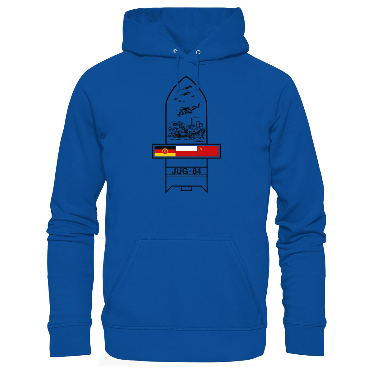 DDR Ostalgie Kapuze / Hoodie Unisex • JUG-84 MANÖVER - SOWJETUNION, POLEN, DDR