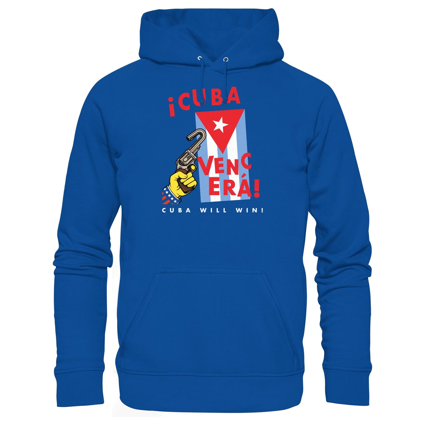 DDR Ostalgie Kapuze / Hoodie Unisex • VENCERÁ! CUBA WILL WIN! (ORIGINAL POSTER KUBA)