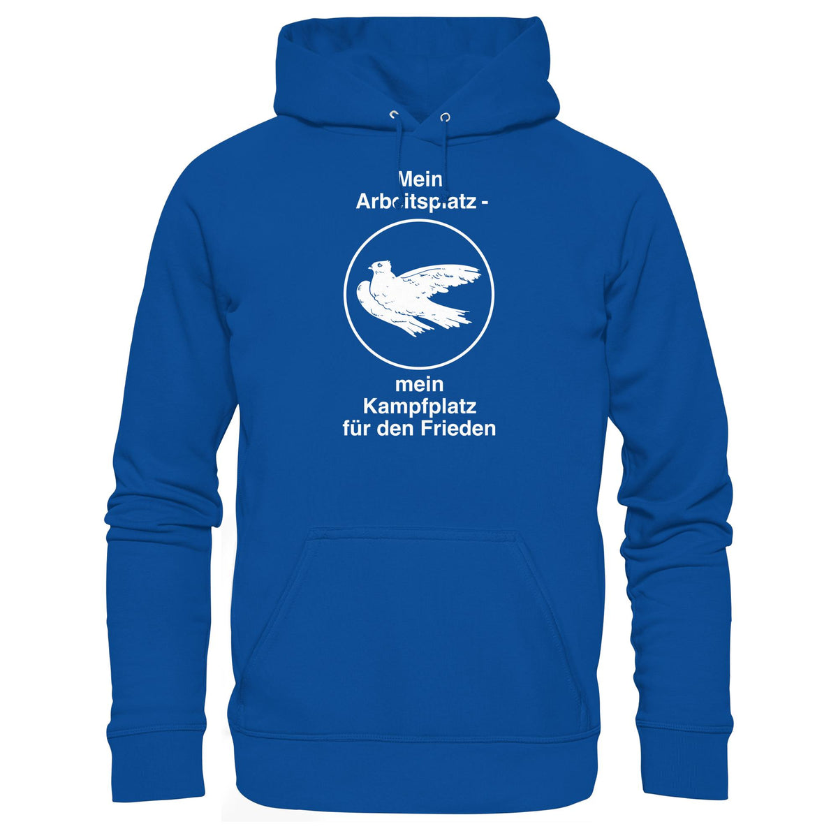 MEIN ARBEITSPLATZ - MEIN KAMPFPLATZ FÜR DEN FRIEDEN • DDR Ostalgie Kapuze / Hoodie Unisex