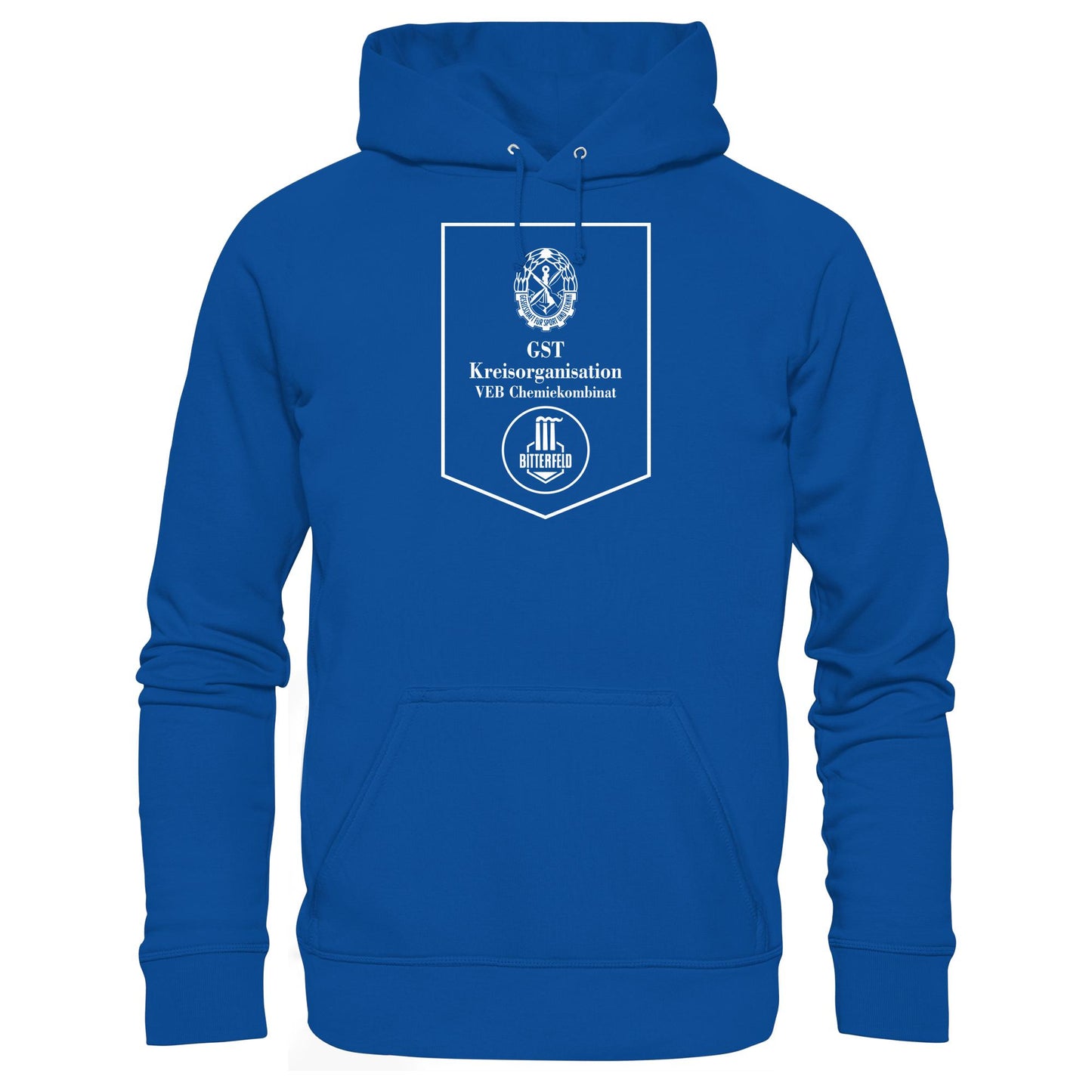 DDR Ostalgie Kapuze / Hoodie Unisex • GST DES VEB CHEMIEKOMBINAT BITTERFELD