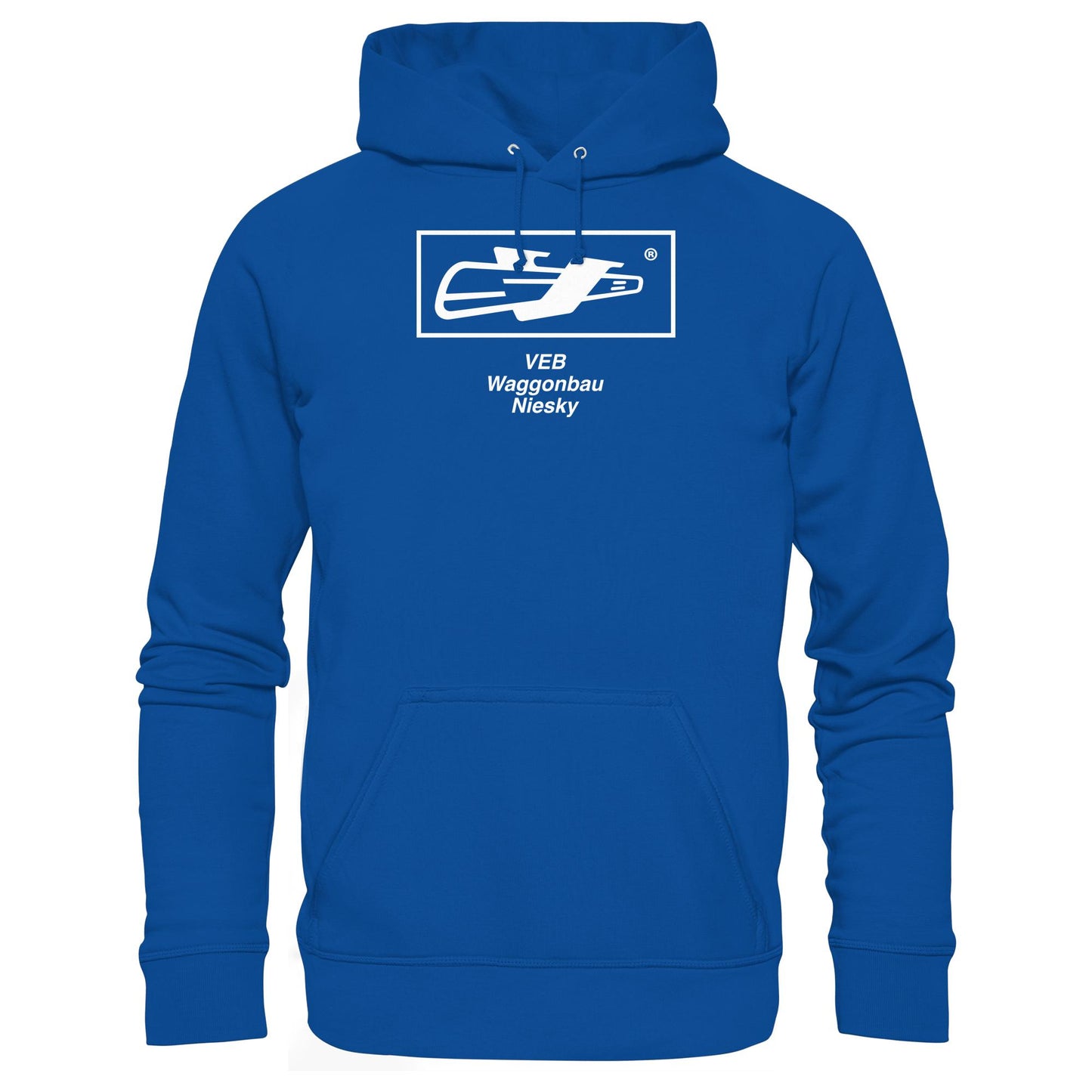 DDR Ostalgie Kapuze / Hoodie Unisex • VEB WAGGONBAU NIESKY