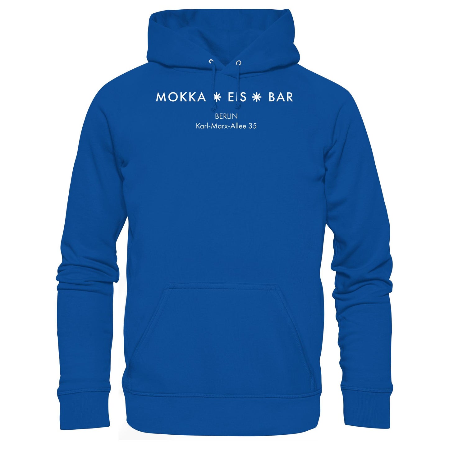 DDR Ostalgie Kapuze / Hoodie Unisex • MOKKA EIS BAR BERLIN (ORIGINAL SEITENLOGO)