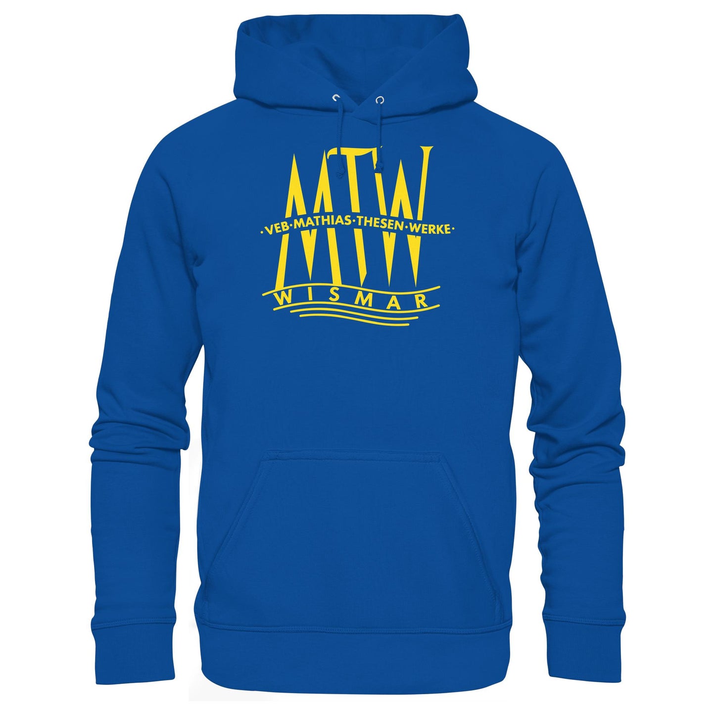 DDR Ostalgie Kapuze / Hoodie Unisex • MATHIAS-THESEN-WERKE WISMAR (LOGO 1946)