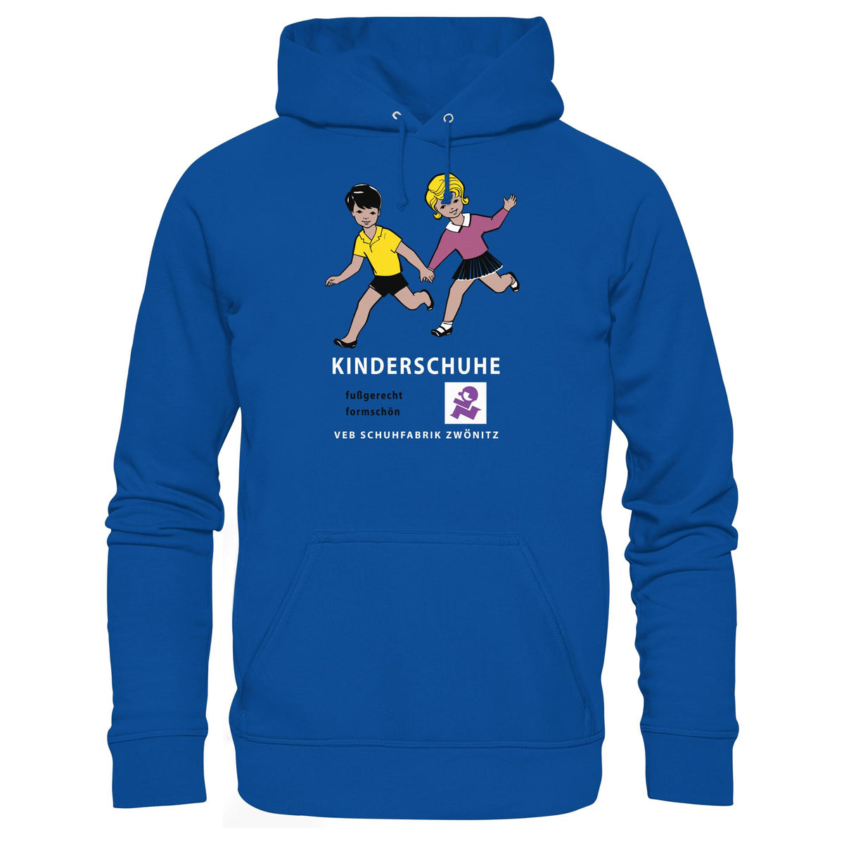 DDR Ostalgie Kapuze / Hoodie Unisex • KINDERSCHUHE VEB SCHUHFABRIK ZWÖNITZ