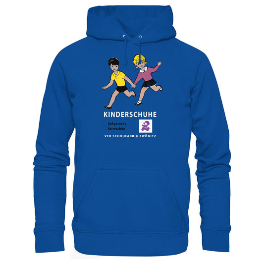 DDR Ostalgie Kapuze / Hoodie Unisex • KINDERSCHUHE VEB SCHUHFABRIK ZWÖNITZ