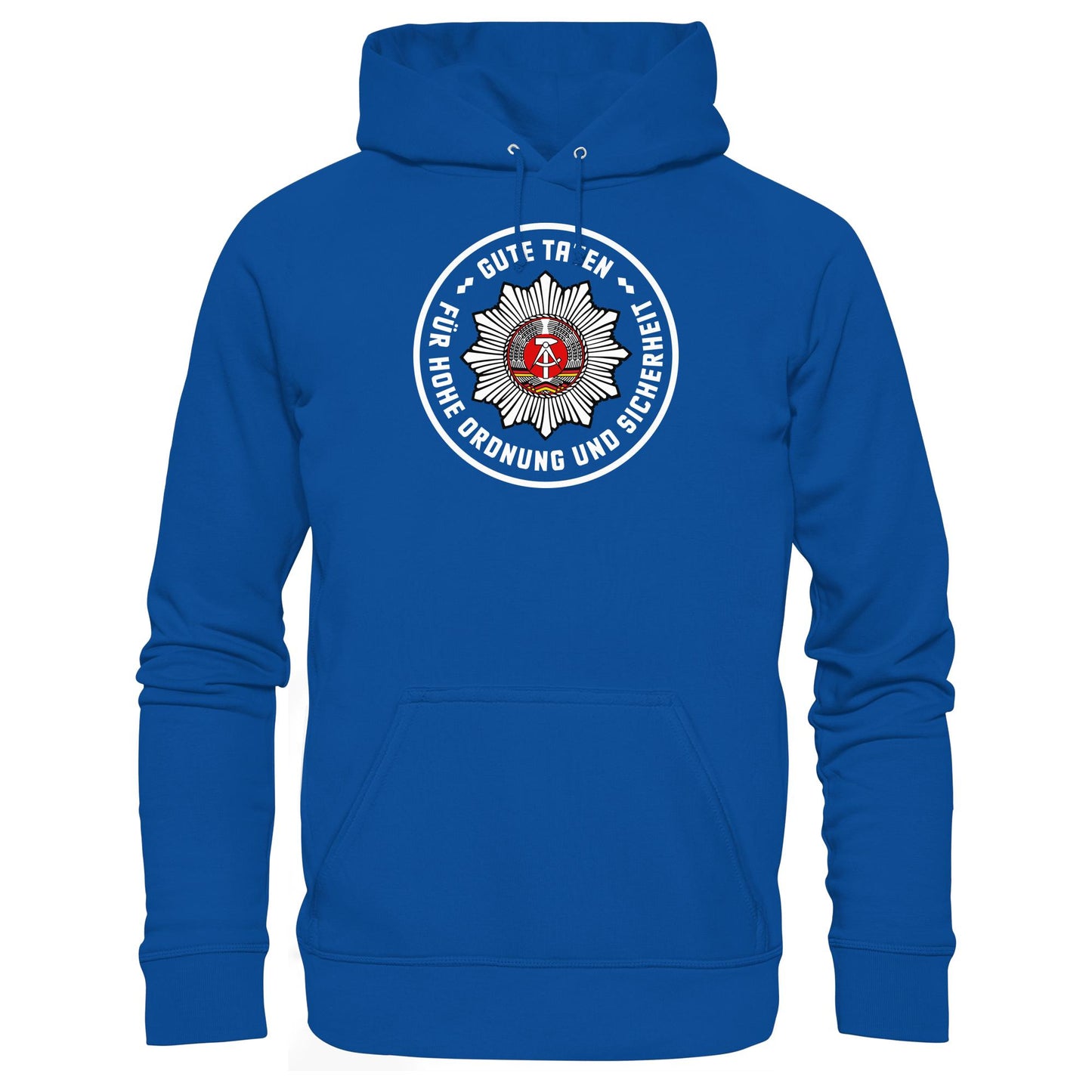 DDR Ostalgie Kapuze / Hoodie Unisex • ABZEICHEN VOLKSPOLIZEI FÜR JUNGE PIONIERE