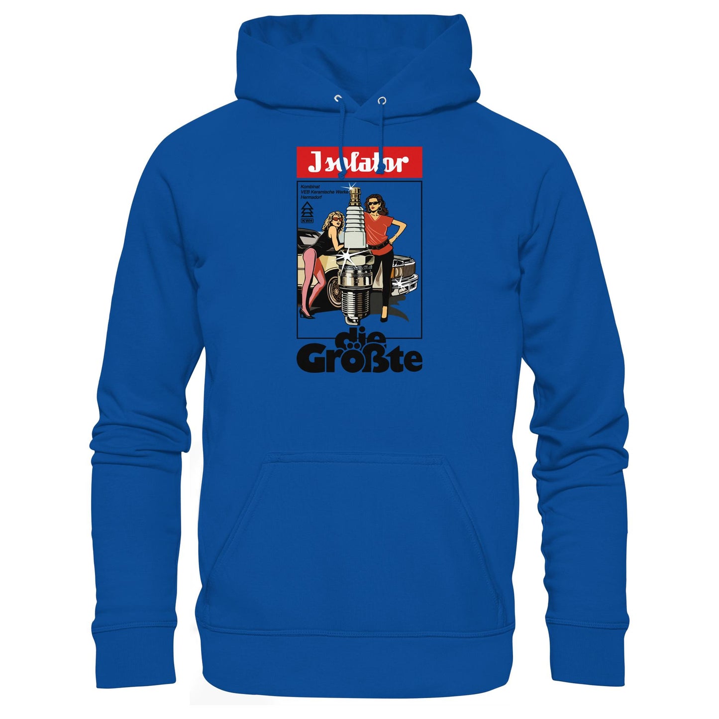 DDR Ostalgie Kapuze / Hoodie Unisex • ISOLATOR - DIE GRÖSSTE (ORIGINAL POSTER)