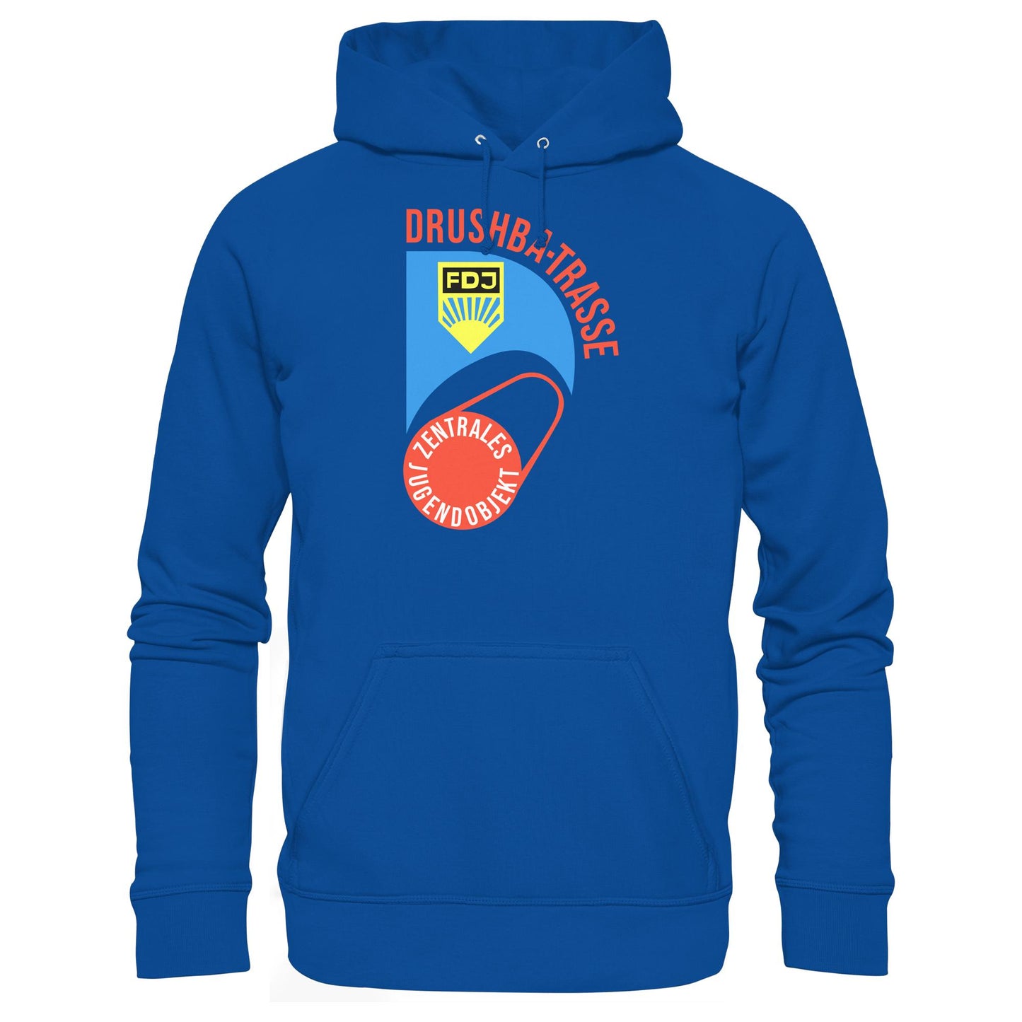 DDR Ostalgie Kapuze / Hoodie Unisex • DRUSCHBA TRASSE