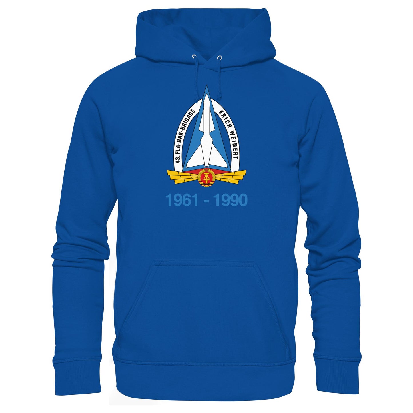 DDR Ostalgie Kapuze / Hoodie Unisex • 43. FLA-RAK-BRIGADE ERICH WEINERT
