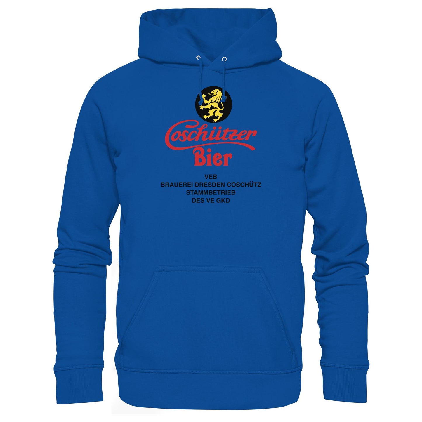 DDR Ostalgie Kapuze / Hoodie Unisex • COSCHÜTZER BIER - VEB BRAUER DRESDEN