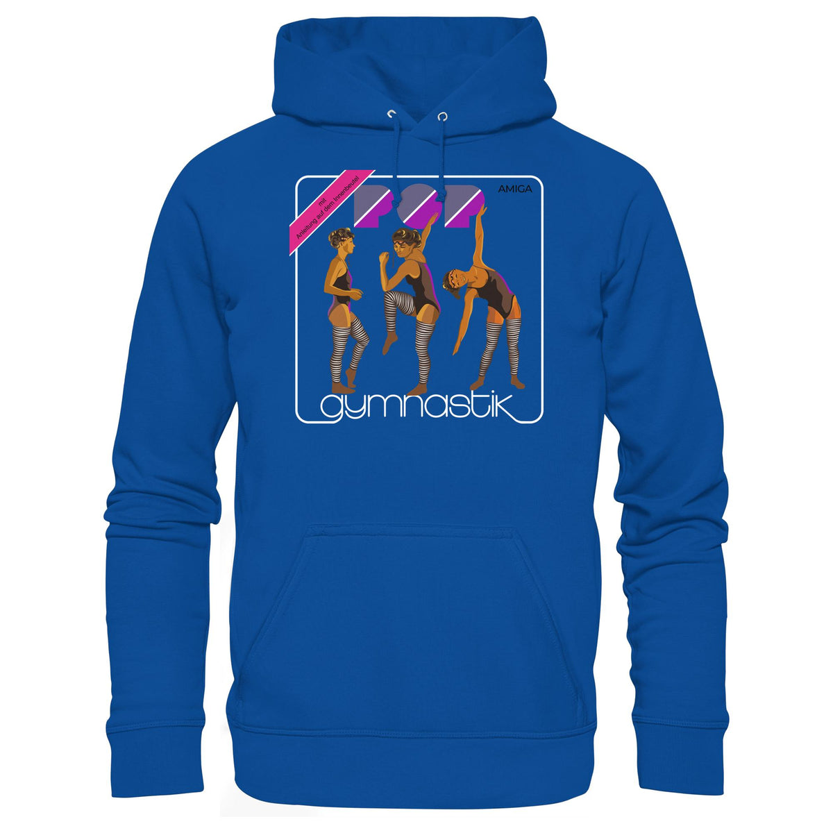 DDR Ostalgie Kapuze / Hoodie Unisex • AMIGA POP-GYMNASTIK (ORIGINAL PLATTENCOVER)