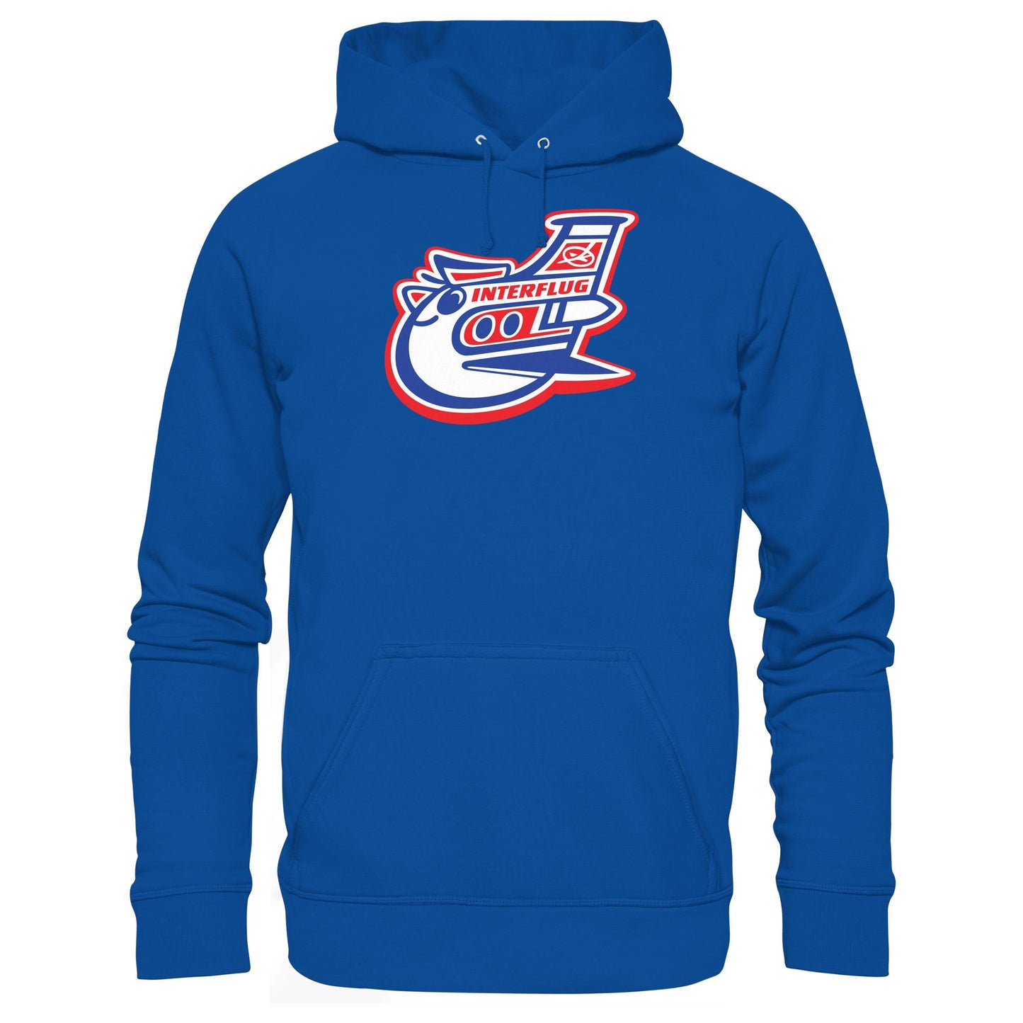 DDR Ostalgie Kapuze / Hoodie Unisex • INTERFLUG (ORIGINAL PIN)