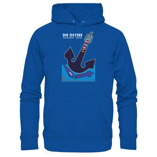 DDR Ostalgie Kapuze / Hoodie Unisex • DIE OSTSEE MUSS EIN MEER DES FRIEDENS SEIN, ARBEITERKONFERENZ 1958