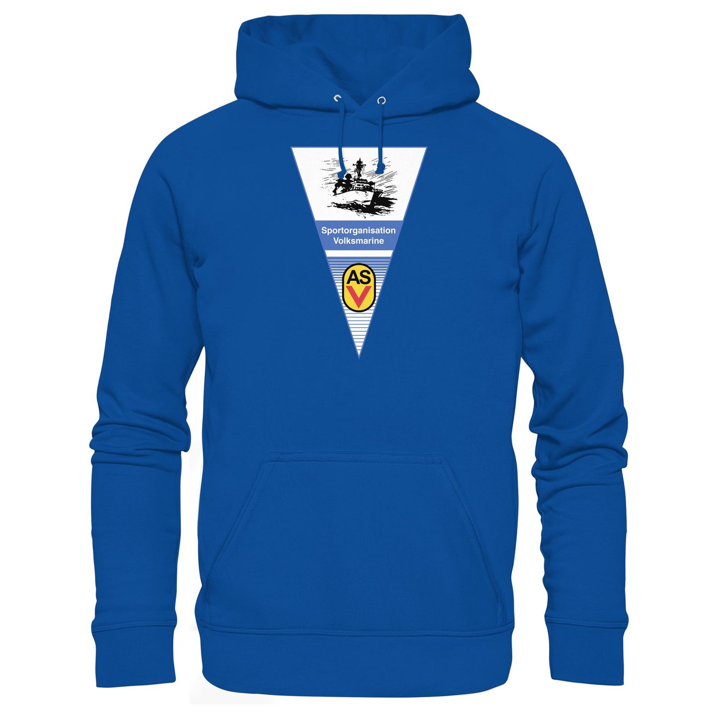 DDR Ostalgie Kapuze / Hoodie Unisex • ASV SPORTORGANISATION VOLKSMARINE
