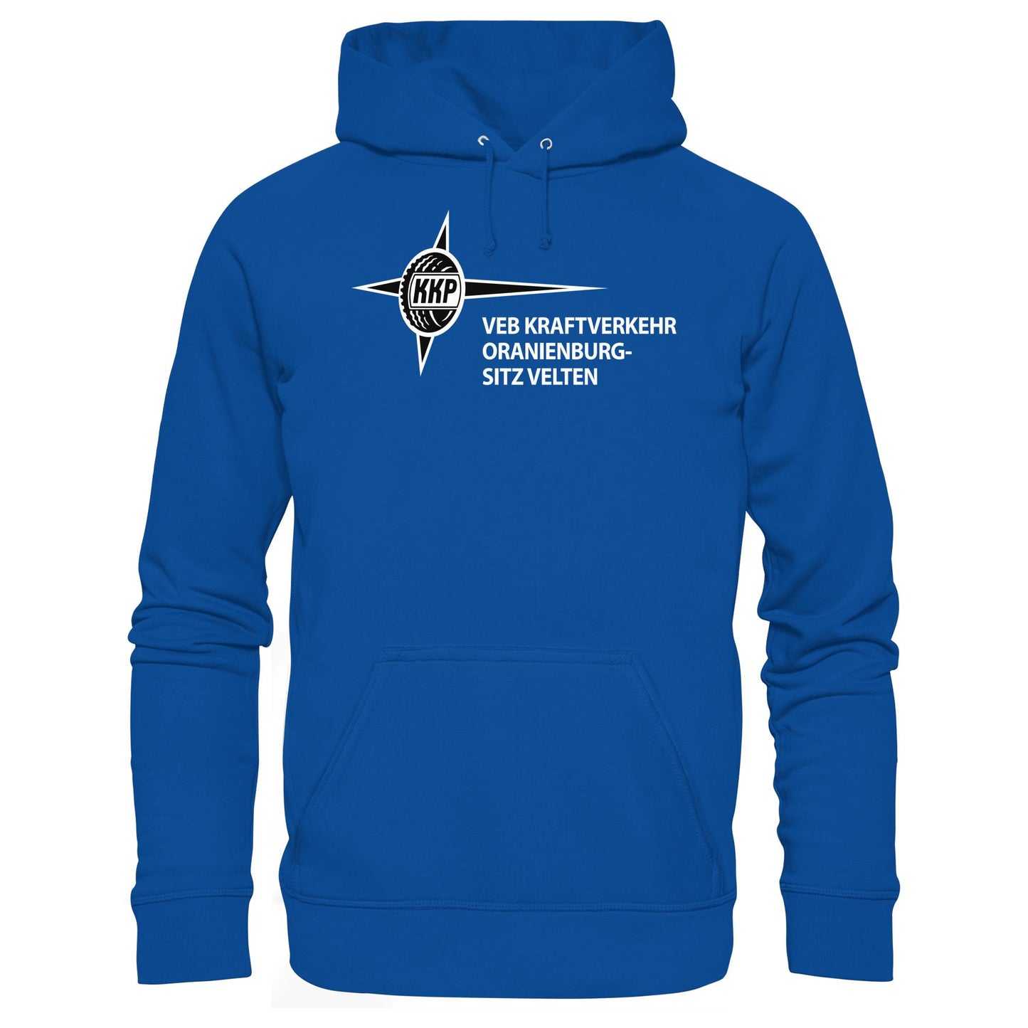 DDR Ostalgie Kapuze / Hoodie Unisex • VEB KRAFTVERKEHR ORANIENBURG