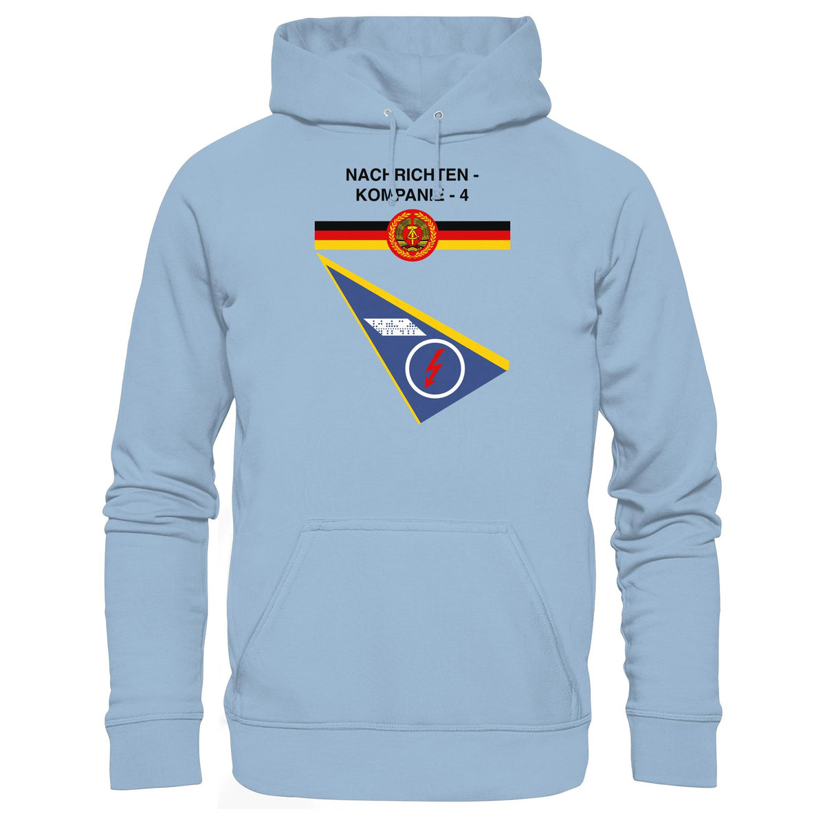 DDR Ostalgie Kapuze / Hoodie Unisex • NVA - NACHRICHTENKOMPANIE 4