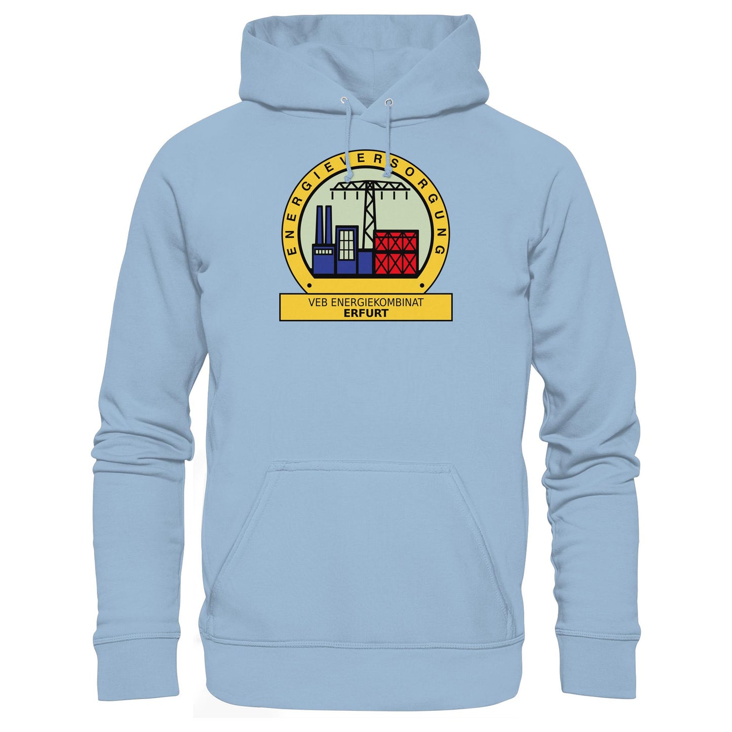 DDR Ostalgie Kapuze / Hoodie Unisex • VEB ENERGIEKOMBINAT ERFURT