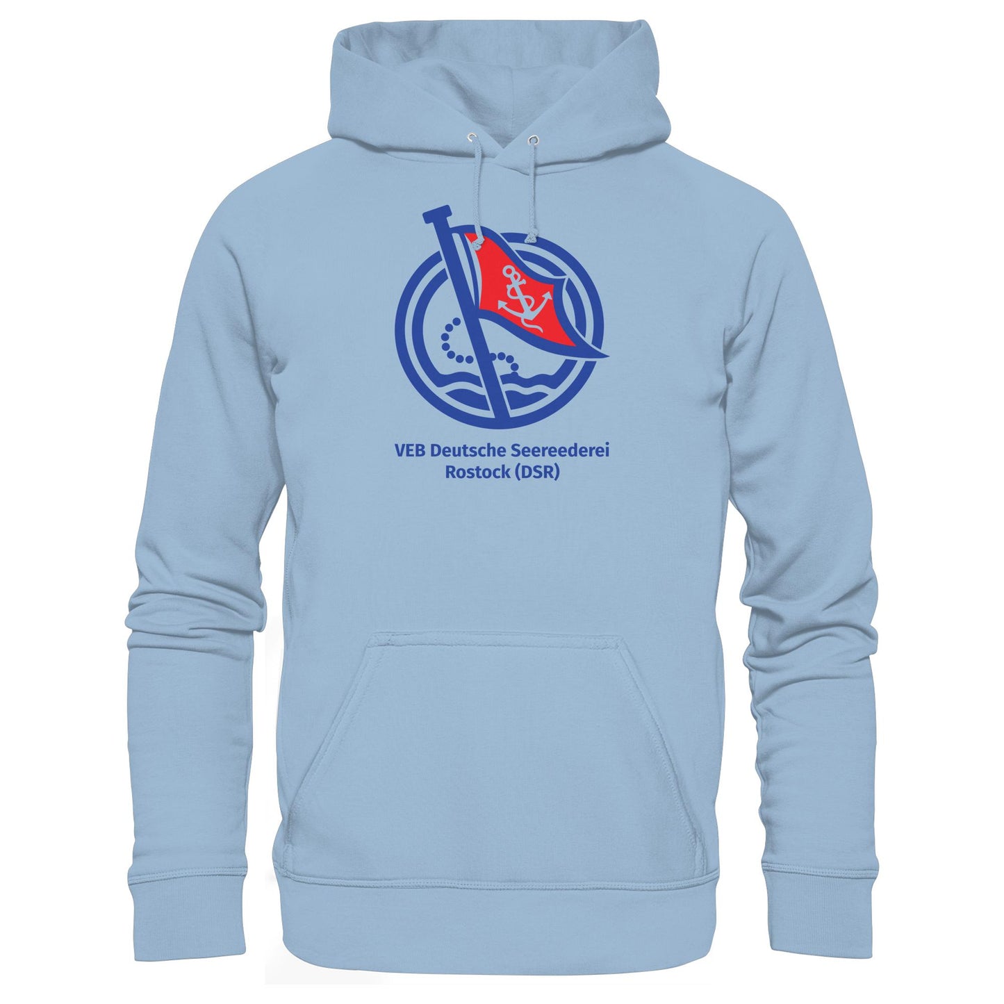 DDR Ostalgie Kapuze / Hoodie Unisex • VEB DEUTSCHE SEEREEDEREI ROSTOCK (DSR)