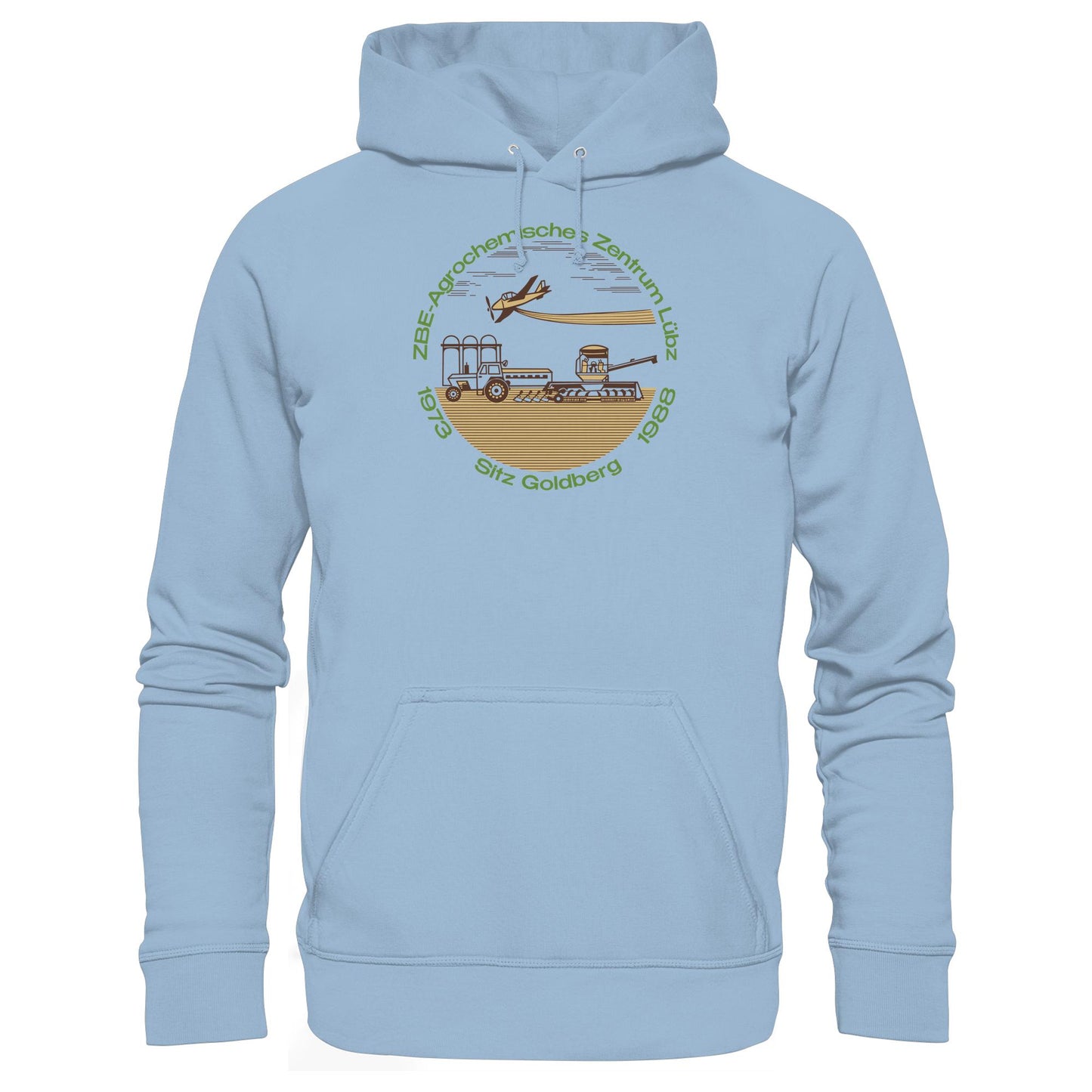 DDR Ostalgie Kapuze / Hoodie Unisex • ZBE AGROCHEMISCHES ZENTRUM LÜBZ