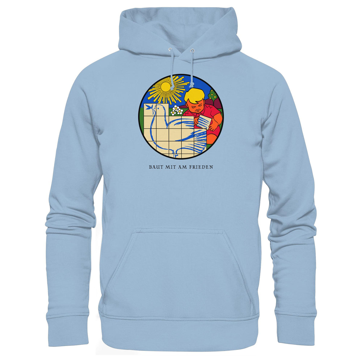 BAUT MIT AM FRIEDEN | DDR Ostalgie Kapuze / Hoodie Unisex
